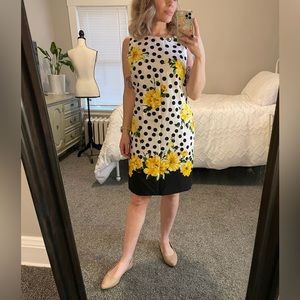 polkadot floral dress 🌑🌼🌑🌼